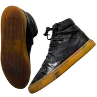 Balenciaga Black and Gum High Top Trainers (UK 9)