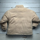 Petroleum Vintage 90’s Reversible Fleece Navy and Cream Puffer Jacket (XL)