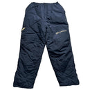 Clench USA Navy and Cream Baggy Shell Ski Cargo Trousers (M/L)