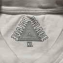 Palace White Yellow and Orange Spellout Long Sleeve T Shirt (XL)