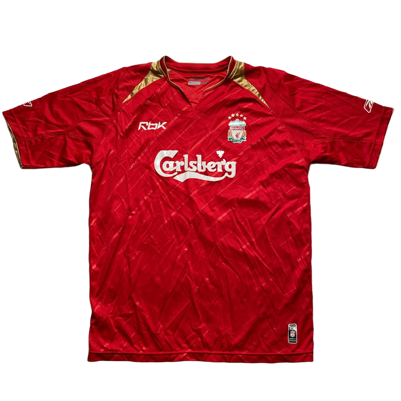 Liverpool Reebok Carlsberg Vintage Home Football Jersey (L)