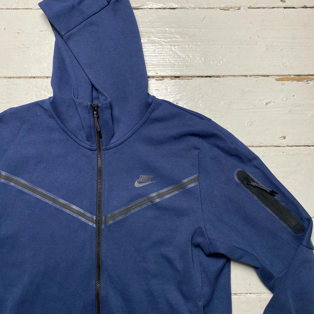 Nike Tech Fleece Navy and Black Hoodie