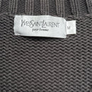Yves Saint Laurent YSL Grey Cable Knit Jumper (M)