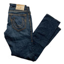 True Religion Rocco QT Brown Stitch Navy Baggy Jeans (31W)