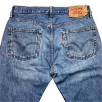 Levis 501 Baggy Light Blue Jeans (34W)
