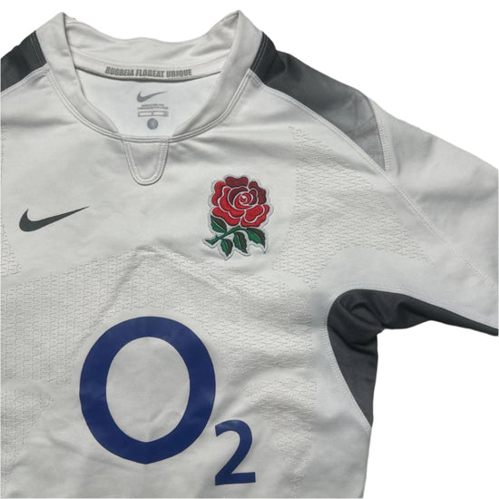 Nike England 2007 Womens Rugby World Cup O2 white and grey Jersey (S)