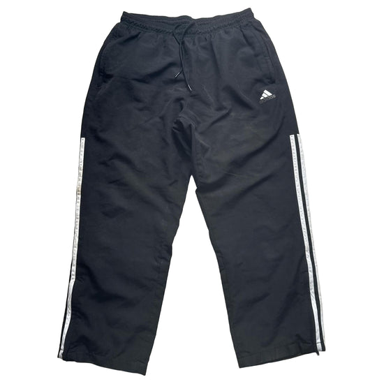 Adidas Black and White Shell Trackpant Long 3/4 Shorts (L)