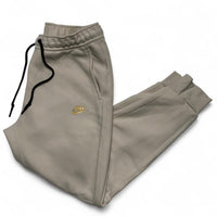 Nike Tech Fleece Cream and Gold Joggers (M)