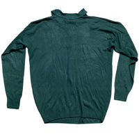 Ralph Lauren Vintage Green and Orange Pony Merino Wool Polo Shirt (XL)