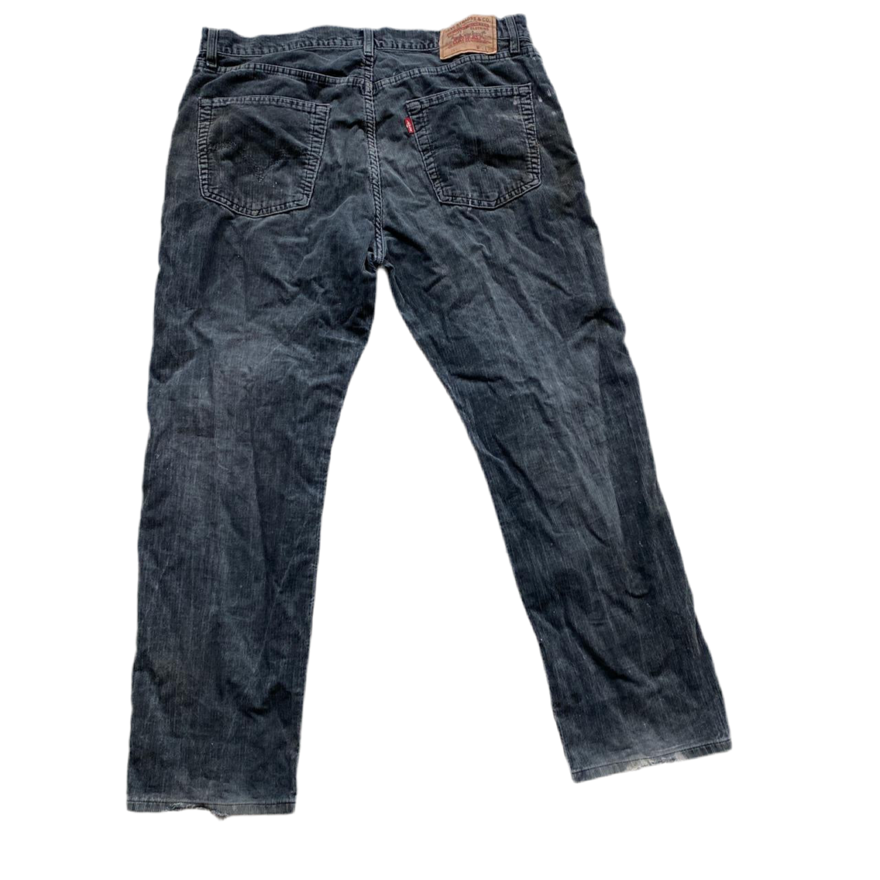 Levis 758 Grey Corduroy Jeans (36W)