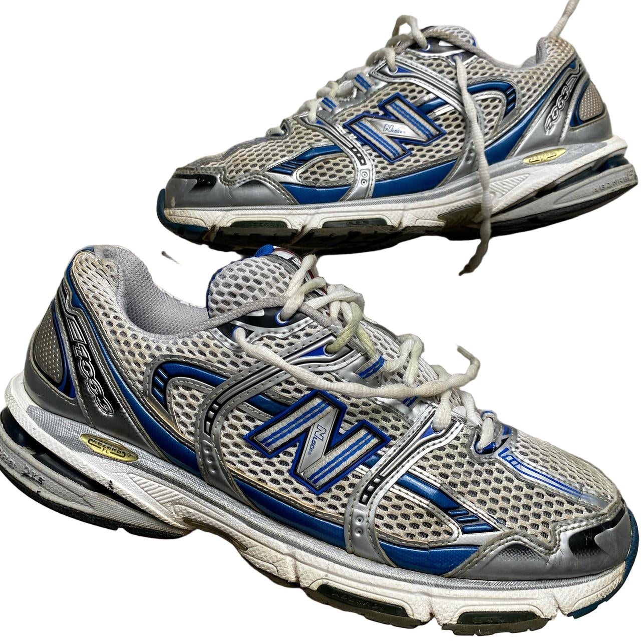 New Balance 1063 Silver and Blue Trainers (UK 9.5)