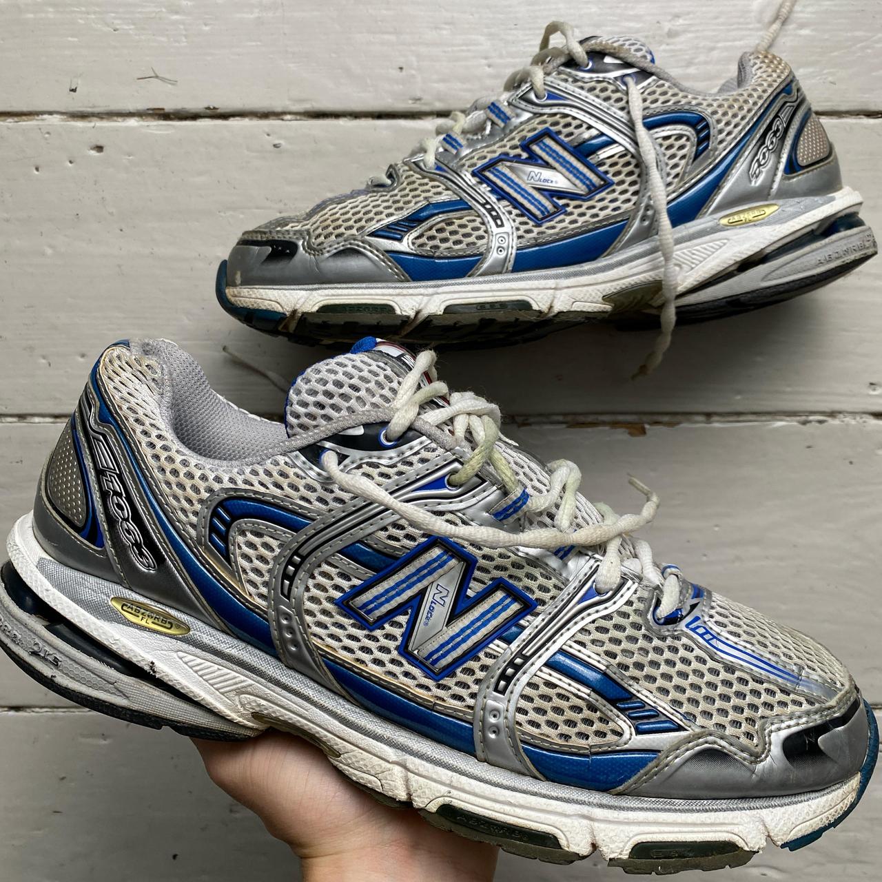 New Balance 1063 Silver and Blue Trainers