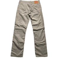 Levis 514 Khaki Beige Corduroy Jeans (32W)