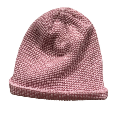 Palace Pink Waffle Beanie Hat
