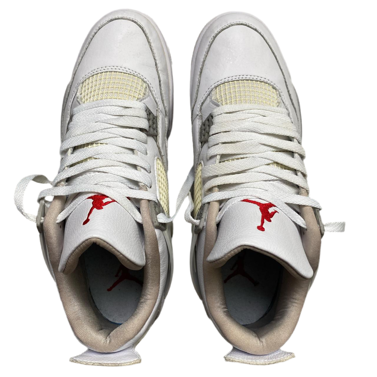 Jordan 4 White Cement Grey and Red (UK 11)