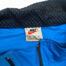 Nike Vintage 90’s Blue Black and Silver Windbreaker Jacket (XL)