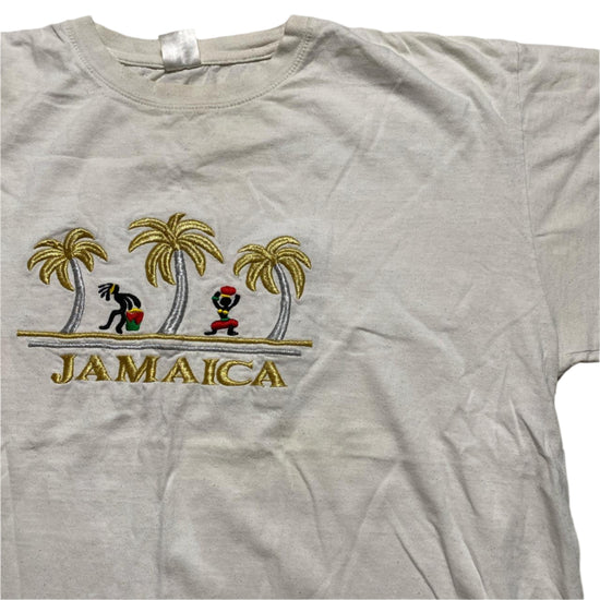Jamaica Vintage White T Shirt (2XL)