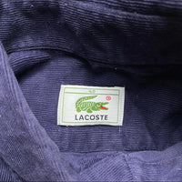 Lacoste Navy Green Croc Corduroy Shirt (L)