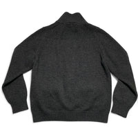 CP Company Vintage Grey Wool Button Up Jumper (XL)