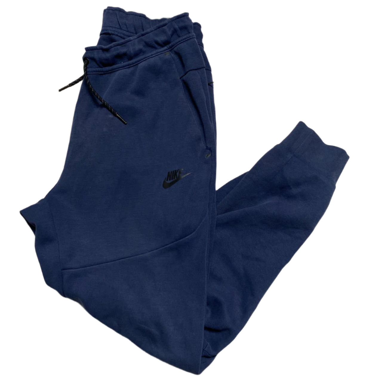 Nike Tech Fleece Navy and Black Slim Joggers (S)