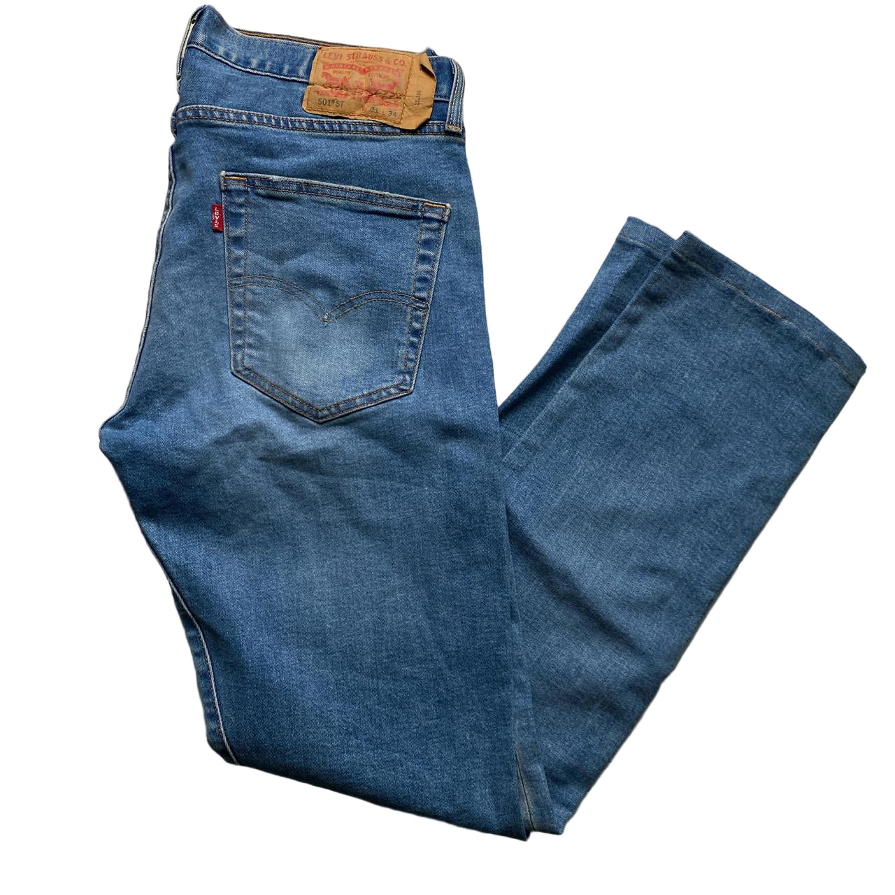 Levis 501 ST Light Blue Jeans (31W)