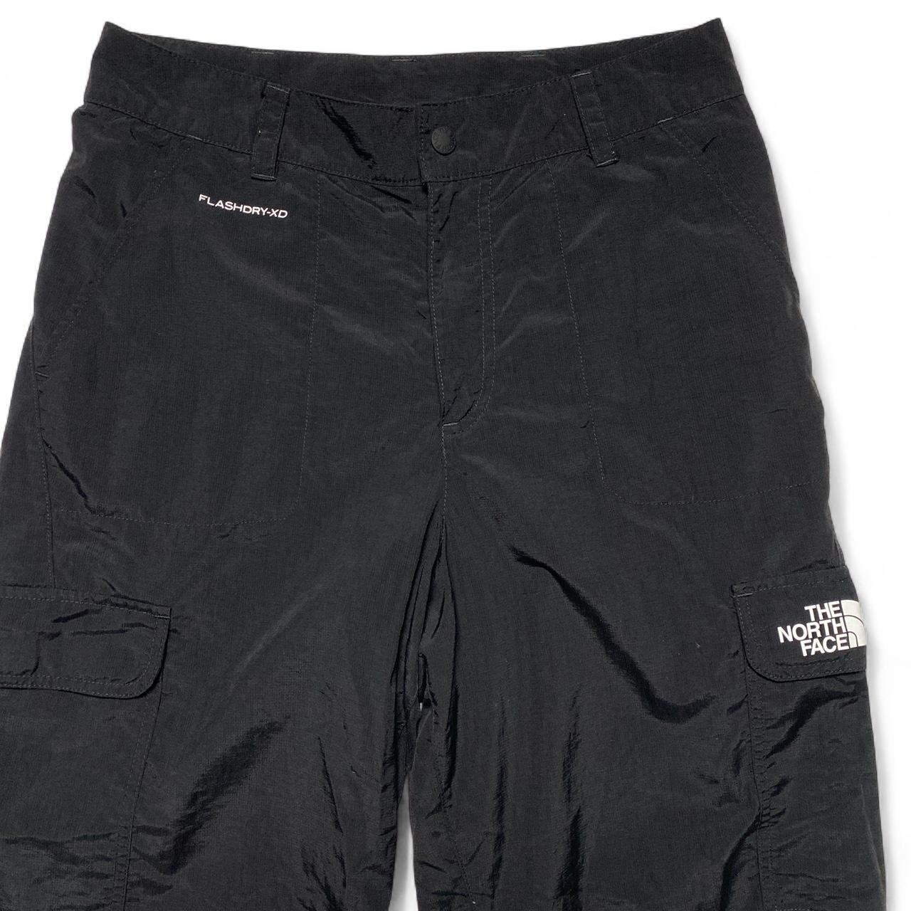 The North Face Black and White Womens Nylon Cargo Trousers