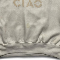 Italy Ciao Football Vintage World Cup Cream White Jumper (2XL)