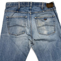 Armani Jeans Vintage Light Blue Baggy Indigo 008 Jeans (34W)