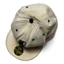 NBA New Era Black White and Red Fitted Cap