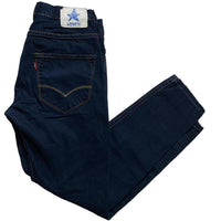 Levis Star 500 Navy Slim Fit Jeans (34W)