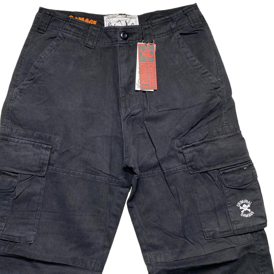 Criminal Damage Baggy Vintage y2k Cargo Combat Trousers (30W)