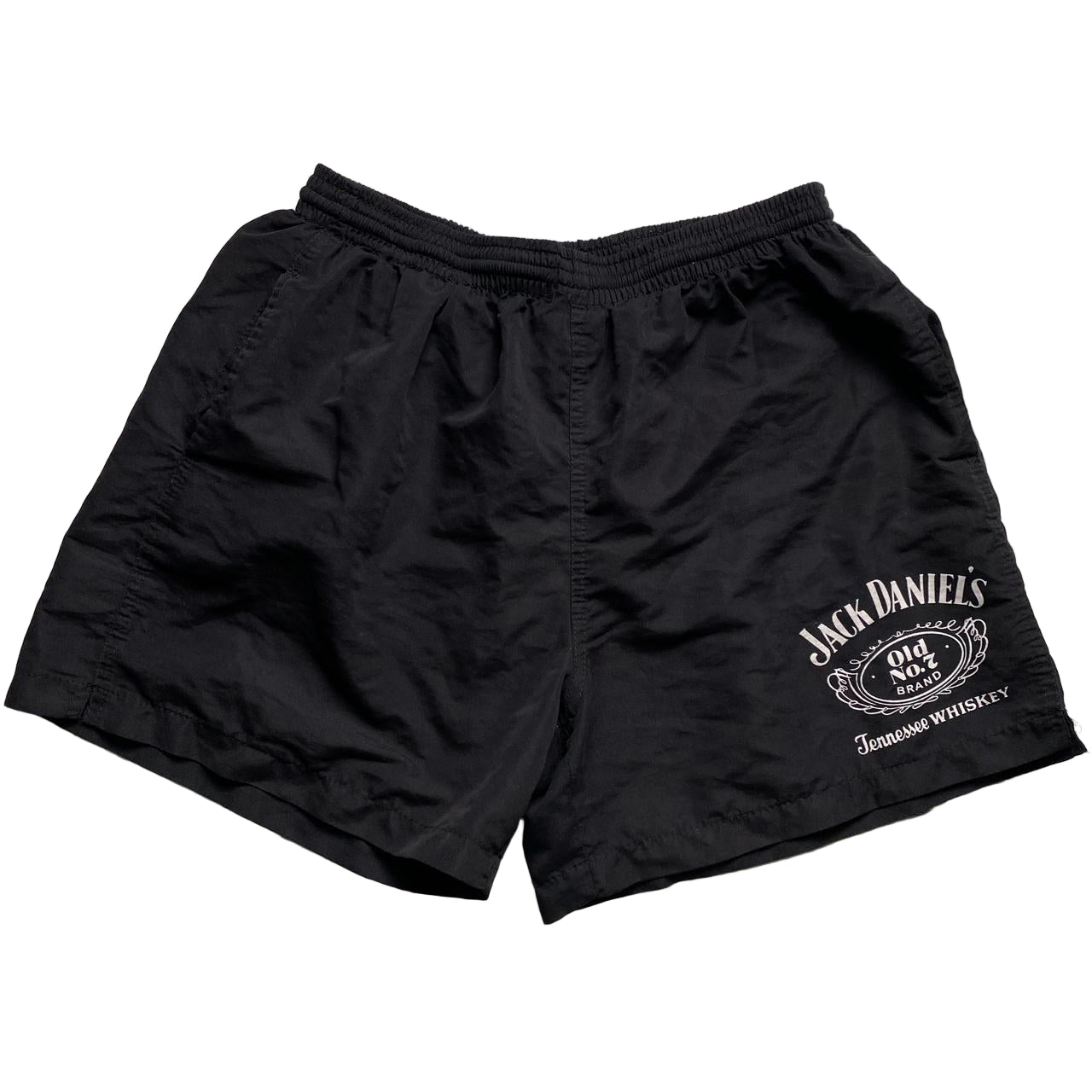 Jack Daniels Black and White Shell Shorts (L)