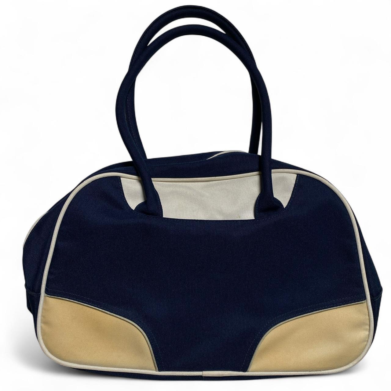 Nike Vintage y2k Navy and White Womens Duffle Small Handbag