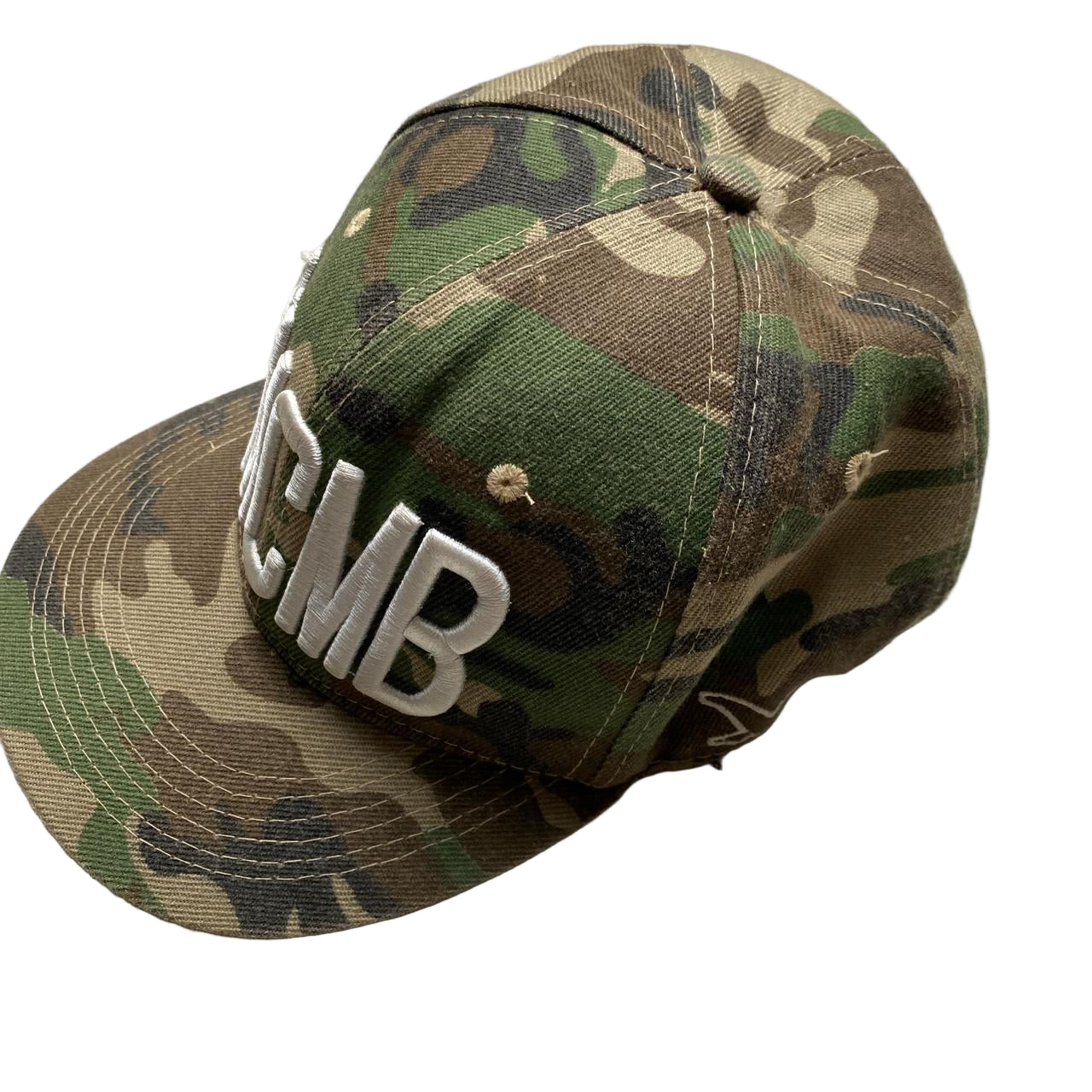 YMCMB Vintage Camouflage Snapback Cap