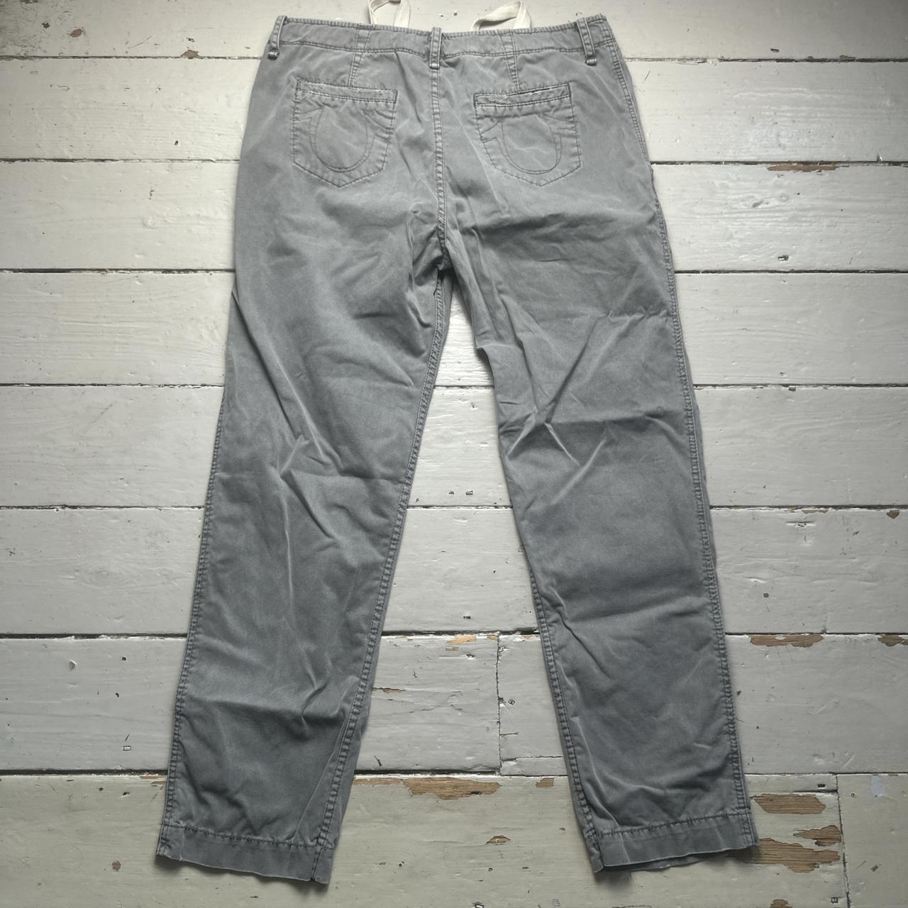 True Religion Grey Cargo Trousers