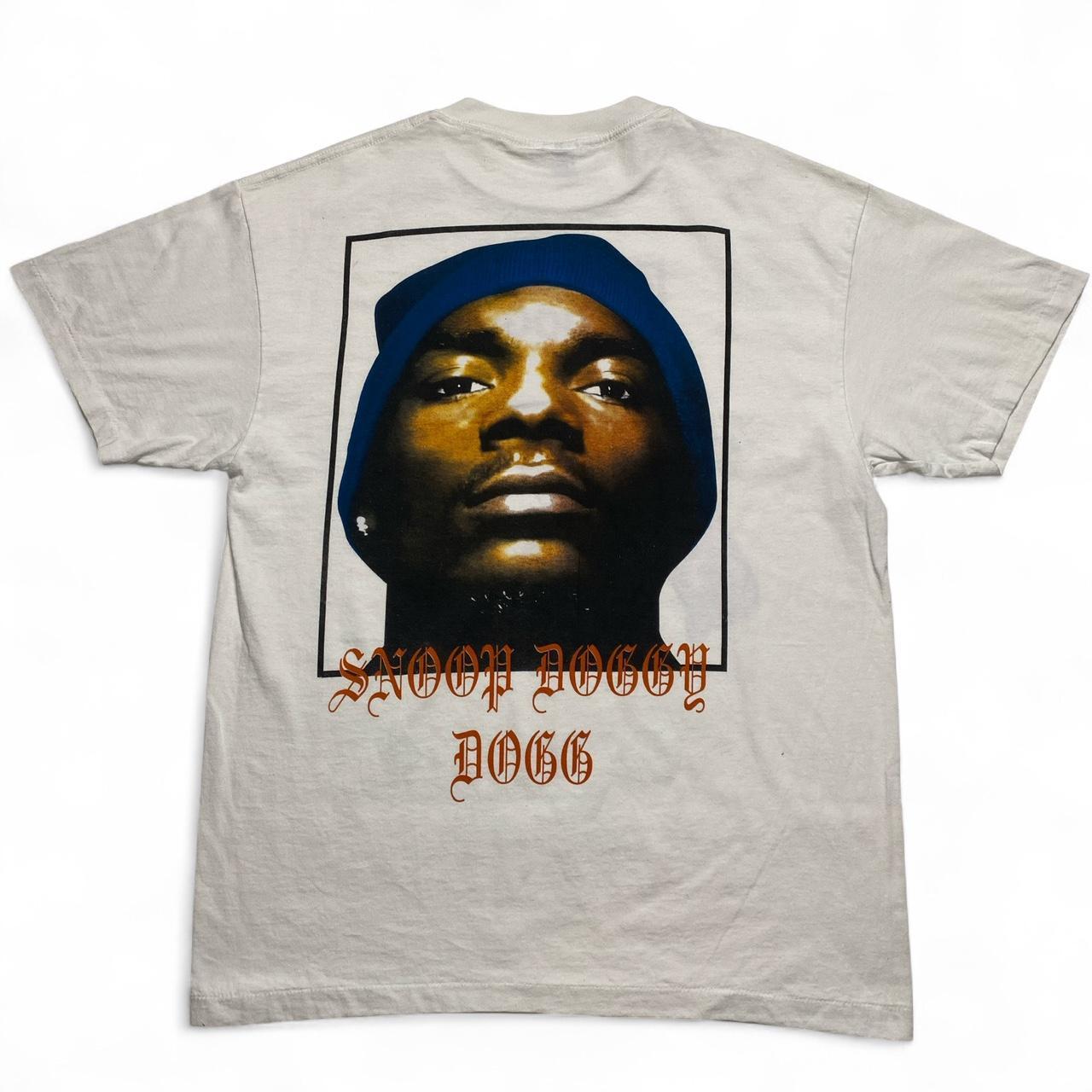 Snoop Dogg Beware of Dogg Snoop Doggy Dogg Face Vintage 90’s Single Stitch White T Shirt