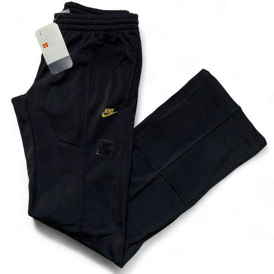 Nike Black and Gold Womens Trackpant Baggy Joggers (M)