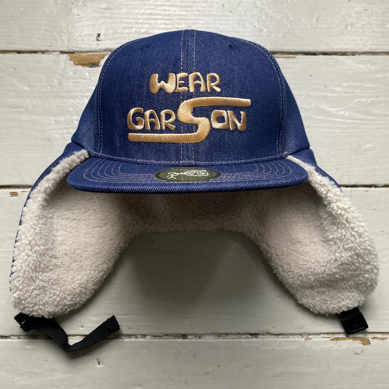 Swoosh Denim Dog Ear Trapper Hat