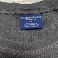 Ralph Lauren Polo Grey and White Waffle Knit Long Sleeve (XL)