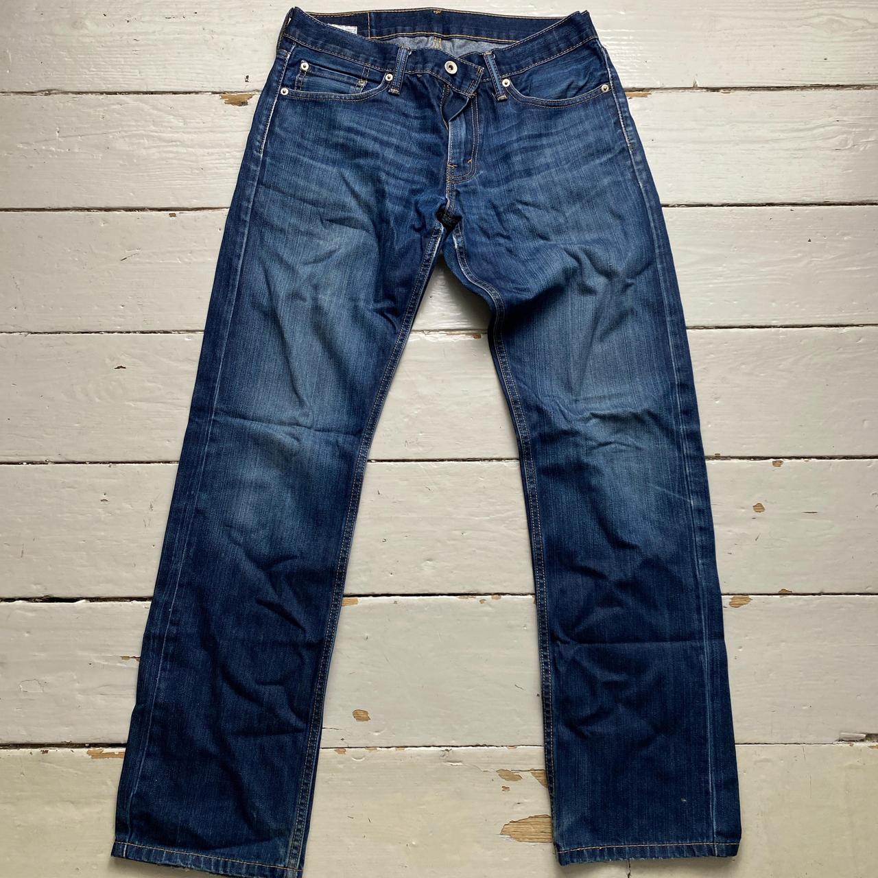 Levis 514 Navy Blue Baggy Jeans