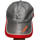 Mercedes Benz Lewis Hamilton Vintage Silver and Red Cap