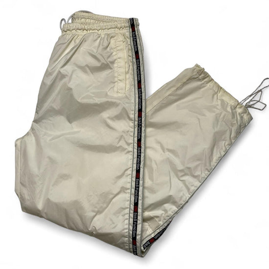 Ecko Unltd Cream Shell Trackpant Baggy Bottoms (XL)