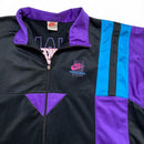 Nike Vintage 90’s Black Purple and Blue Tracksuit Jacket (XL)