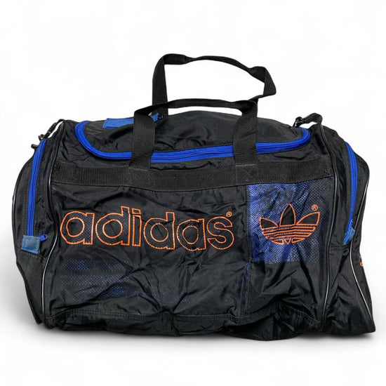 Adidas Originals Duffle Bag Black Blue and Orange