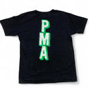 Pleasures Mental Attitude Black Green and White T Shirt (L)