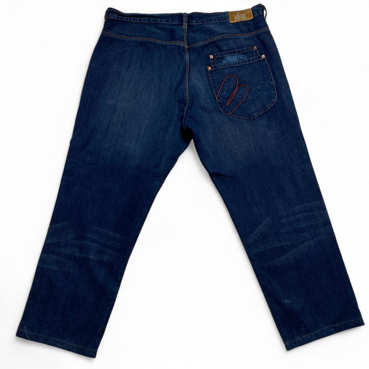 Red Ear Paul Smith Vintage Baggy Navy Jeans (36W)