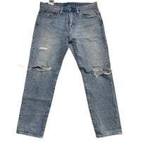 Levis Hi Ball Vintage Light Blue Distressed Jeans (34W)