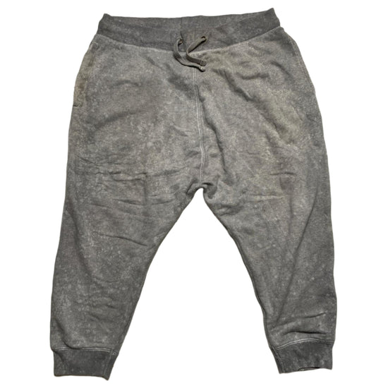 AllSaints Baggy Low Crotch Grey Bleached Joggers (XL)