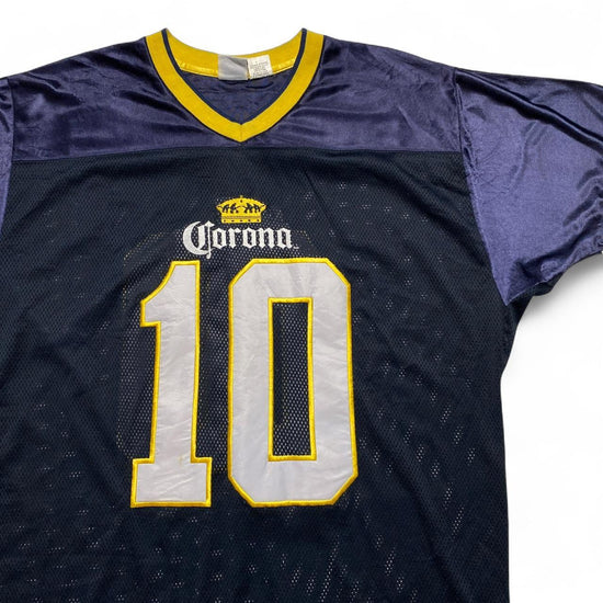 Corona Vintage Navy White and Yellow NFL Football Jersey (XL)