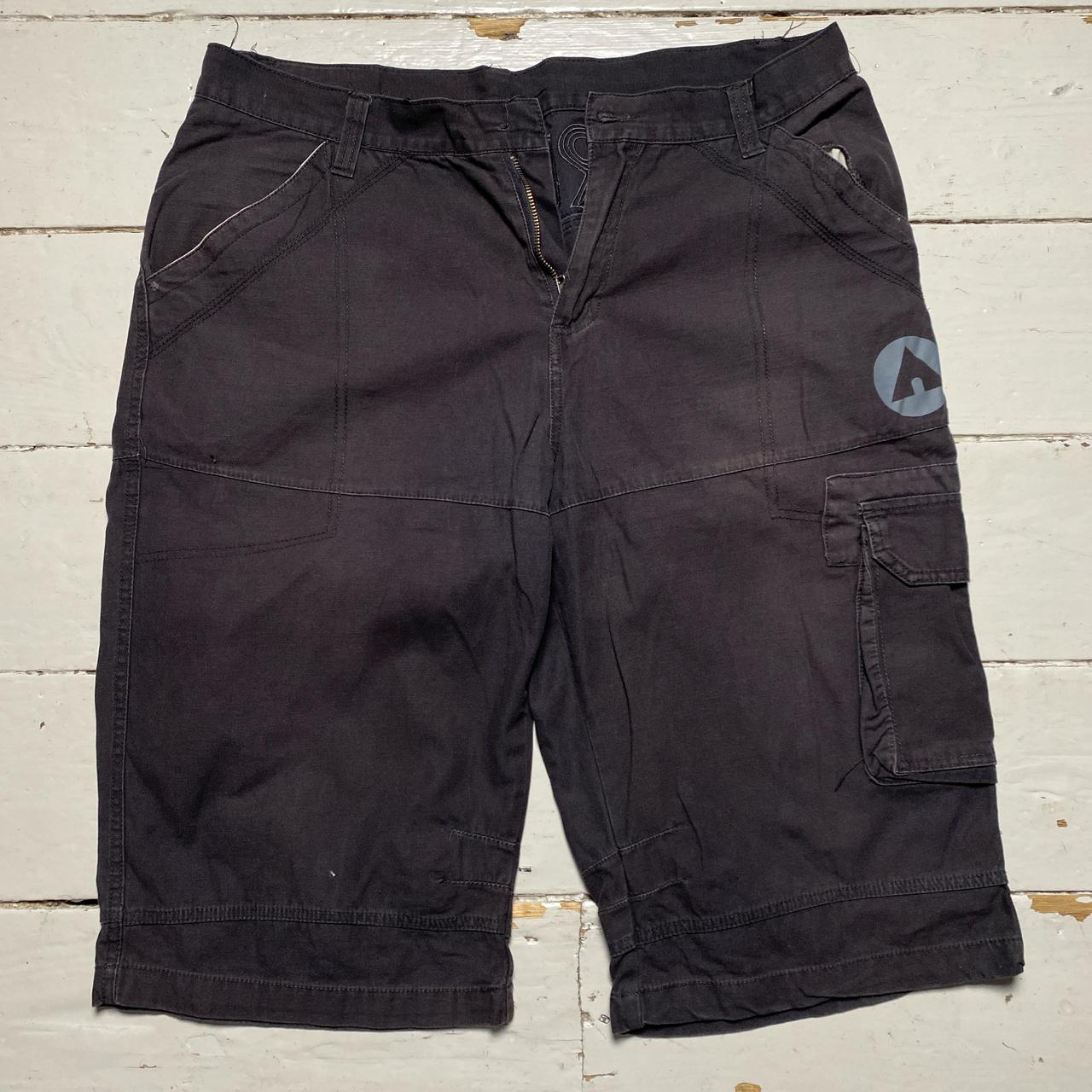 AirWalk Black ad Grey Cargo Shorts